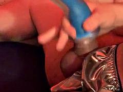 Grosser schwanz, Pummelig, Crossdresser, Fetisch, Schwul, Hardcore, Lingerie, Masturbation