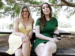 Grosser arsch, Grosser schwanz, Grosse titten, Frau frau mann, Lecken, Milf, Muschi, Flotter dreier