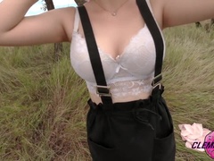 Amateur, Mamada, Corrida, Garganta profunda, Estilo perrito, Hd, Al aire libre, Pov