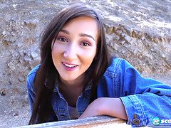 Leie, Braunhaarige, Hd, Masturbation, Im freien, Solo, Jungendliche (18+)