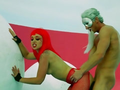 Grosser schwanz, Blasen, Spermaladung, Hardcore, Hd, Büro, Realität, Reiten