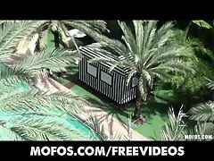 Badpak, Blond, Bedriegen, Diep in de keel, Hondjeshouding, Hd, Ruw, Tatoeage