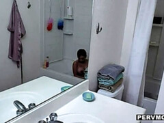 Bad, Schwarz, Kehlenfick, Schwanz, Lingerie, Milf, Titten, Spanner