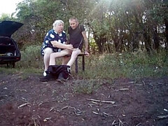 MILF Step Mom Blowjob and Handjob in Park Makes Me Cum Hard