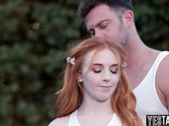 Tennis coach fucks redhead teenager student