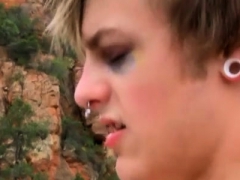 Amateur, Emo, Europeo, Corridas faciales, Gay, Masturbación, Al aire libre