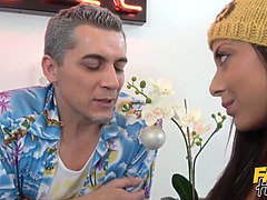 Wild sex for fit Mauritius girl with petite ass and tight wet pussy - with hot pussy eating, cock sucking, missionary, riding cock, doggystyle and mul