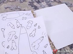 Dick Doodles and Stepbrother - Vanna Bardot Enjoys Taboo Suck & Fuck