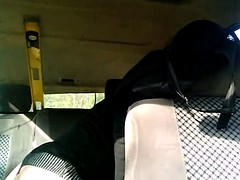 russian hooker sucking and fucking in the car