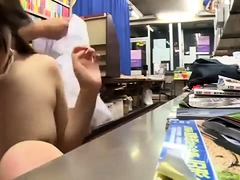 Japanese teen having sex in public place