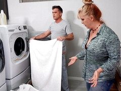Dirty laundry with big cock tranny - Dirty Towels reality sex scene - Lance Hart