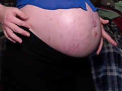 Pregnant Redhead MILF Masturbating - preggo fetish, big nipples