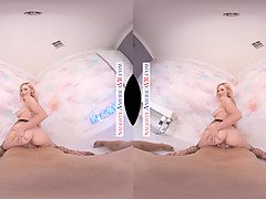 Experience the ultimate pleasure with Blake Blossom's tight pussy and tight ass in VR