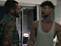 Double Anal Penetration with Two Stud Lovers