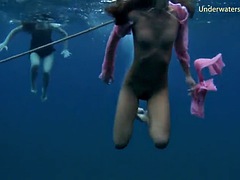 swimming naked russian babes