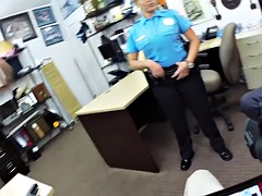 Big ass police officer boned by pawn man