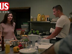 Grote mammen, Bruinharig, Beroemdheid, Stel, Hd, Rijpe lesbienne, Realiteit, Trio