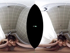 Naughty asian hussy mind-blowing VR sex video