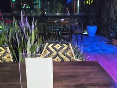 Grosse titten, Blasen, Paar, Hundestellung, Latina, Schreiend, Titten, Nass