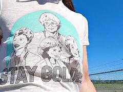 Tetas grandes, Morena, Pañal, Tacones, Al aire libre, Público, Ducha, Tetas