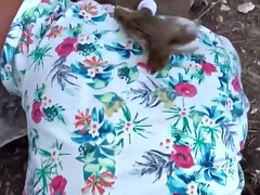 naughty horny mom fucked doggystyle in the mountains