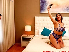 Inked chick with good bottom Malena Doll rammed from behind