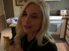 Amateur, Rubia, Corrida, Novia, Tacones, Flaco, Tetas, Vibrador