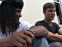 Noire, Mignonne, Noir ébène, Homosexuelle, Interracial, Piercing