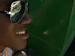 In den arsch, Blasen, Schwul, Handjob, Im freien, Öffentlich, Tätowierung