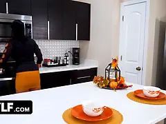 Grosser arsch, Grosse titten, Blasen, Spermaladung, Reif, Milf, Monster, Pov