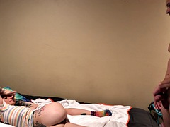 舐める尻, デカチン, デカパイ, イく瞬間, ハードコア, なめる, 淫乱熟女, オッパイの