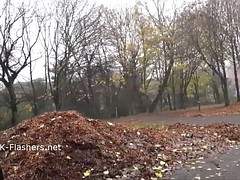 Redhead holly kiss flashing in pub Jean from 1fuckdatecom