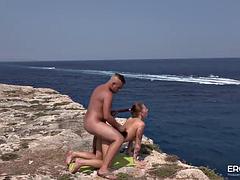 素人, ビーチ, 美人, ドイツ人, 手コキする, ハードコア, アウトドア, 公共