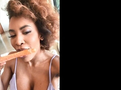 Culo, Chica, Negro, Mamada, Ébano, Estrella porno, Coño, Tetas