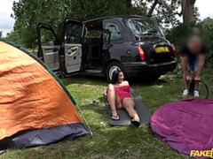 Leie, Auto, Hundestellung, Europäisch, Im freien, Pov, Muschi, Tätowierung