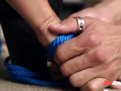 Savana Styles - Phat Ass Blonde Milf Get Bound And Fuck