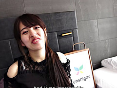 アジア人, デカパイ, フェラチオ, 中出し, イく瞬間, 乳首, 妊娠, オマンコ