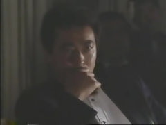 Handsome oriental hussy in public