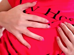 In den arsch, Frau, Fingern, Lingerie, Rasiert, Solo, Titten, Spielzeuge