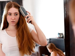 Blond, Zoenen, Lesbisch, Likken, Masturbatie, Kut duiken, Geschoren, Strippen