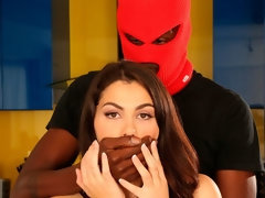 Gros cul, Noire, Sucer une bite, Brunette brune, En levrette, Fétiche, Branlette thaïlandaise, Interracial