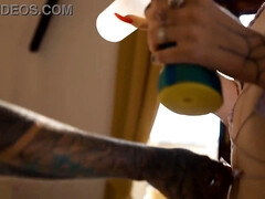 Toys, ATM, and Squirt Heavily Tattooed Girls Extreme Anal