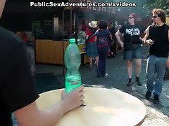 Kont, Pijpbeurt, Schattig, Hd, Naakt, Naakt, Buiten, Openbaar