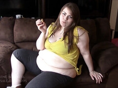 Amateur, Nana, Gros cul, Rondelette, Grosse, Fétiche, Nourriture, Adolescente