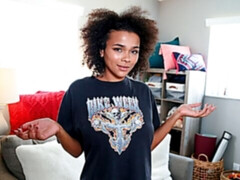 黒人, バック, 黒人, 手コキする, 異人種間, 淫乱熟女, 自然山雀, ストリッピング