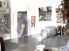 Mamada, Morena, Alemán, Sexo duro, Madres para coger, Orgasmo, Sexo fuerte, Medias largas