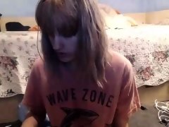 Amateur, Morena, Masturbación, Solo, Adolescente, Camara web