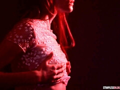 Lesbisch, Lecken, Muschi, Strapon, Jungendliche (18+)