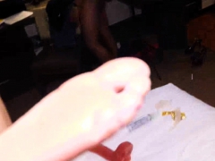 Blond, Pijpbeurt, Groepseks, Hd, Interraciaal, Trio