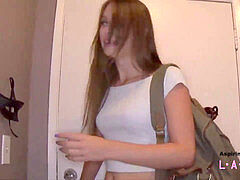 TEEN GIRL FUCKED BY camera operator AT casting audition TRYOUT